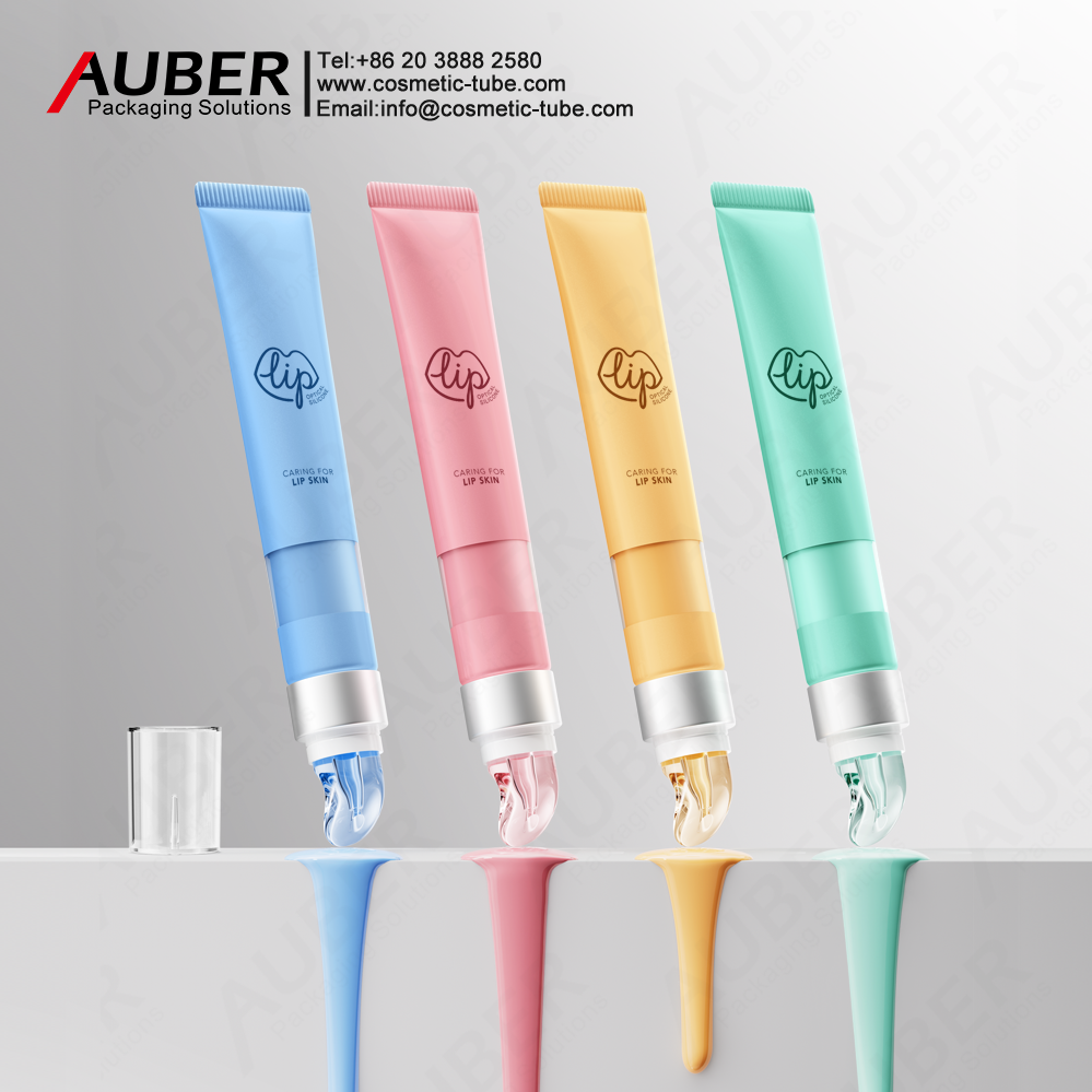 Auber Lip Gloss Tube with Silicone Applicator